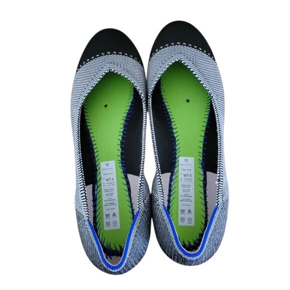 Rothy's The Flat‎ Captoe Misty Grey Women's Size 7.5 Slip-on Career Work Office - Picture 9 of 10